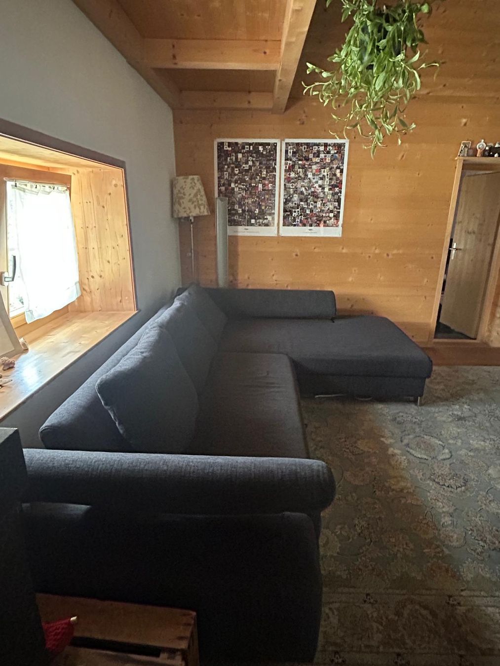 Divani: Ecksofa dunkelgrau, mit Bettfunktion & Stauraum – Usato da Cazis venduto da Vinyloo 6
