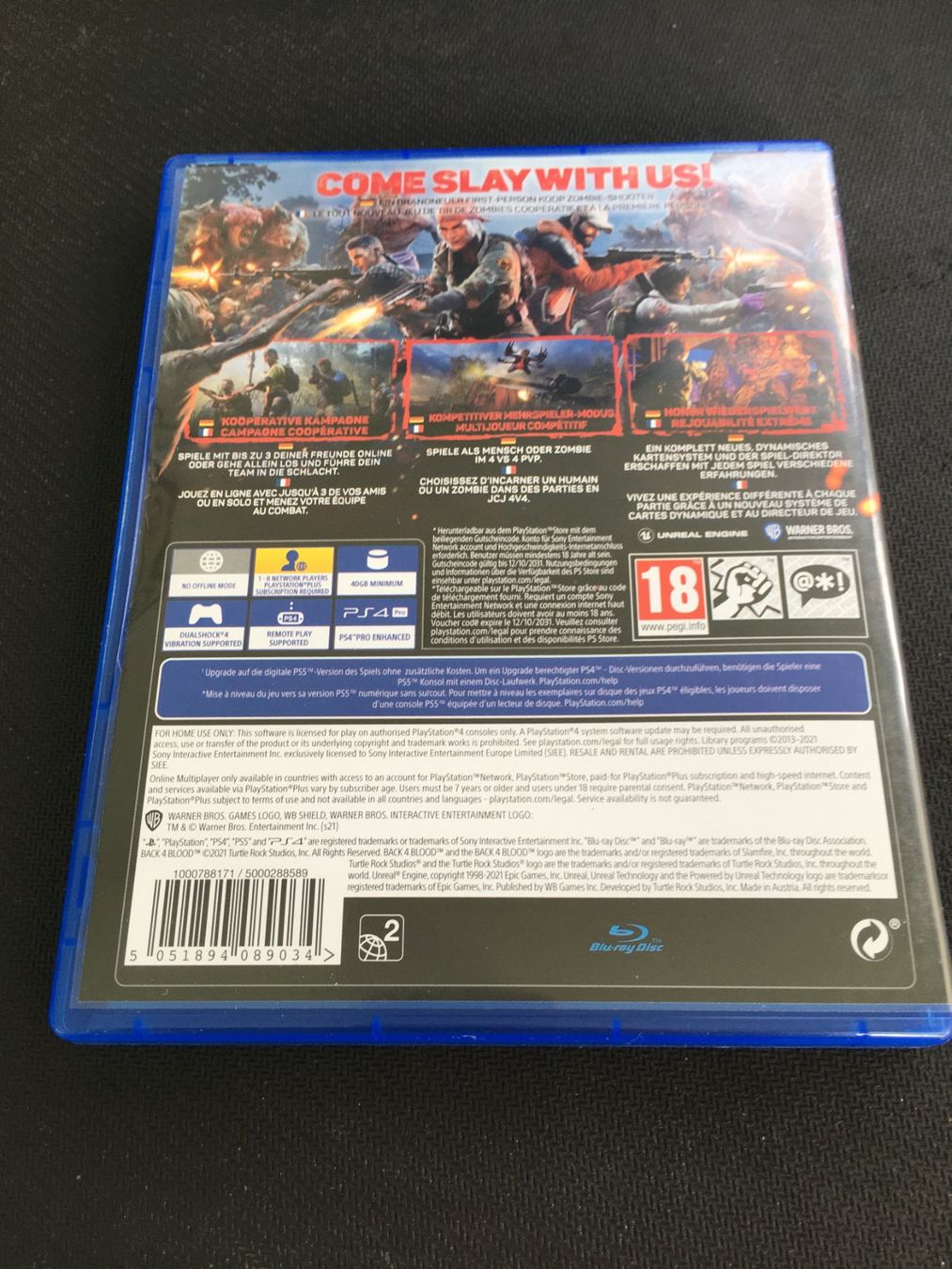 Sony Giochi: Back 4 Blood - Playstation 4 / PS4 – Usato da St.Gallen venduto da MedienJoe 2