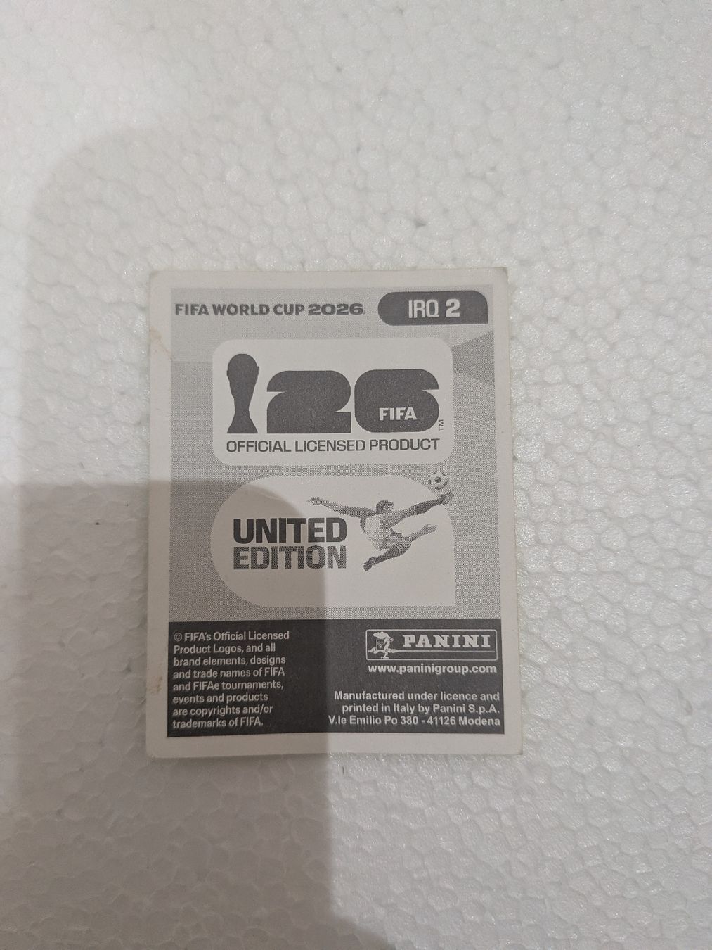 Panini Carte collezionabili: Panini Bild IRQ 2 – Usato da Eschenbach SG venduto da SanFranciscoCalifornia 1
