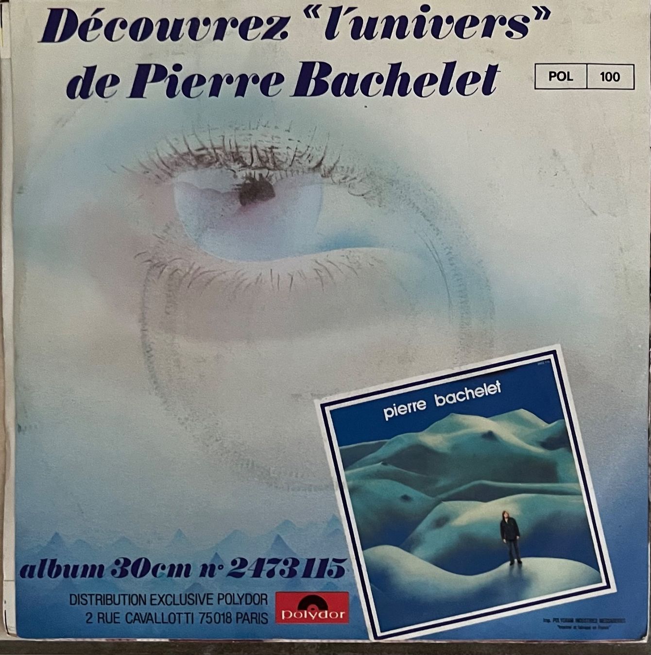 Dischi in vinile: PIERRE BACHELET - ELLE EST D'AILLEURS – Usato da Bussigny venduto da vinyl-pas-cher 1