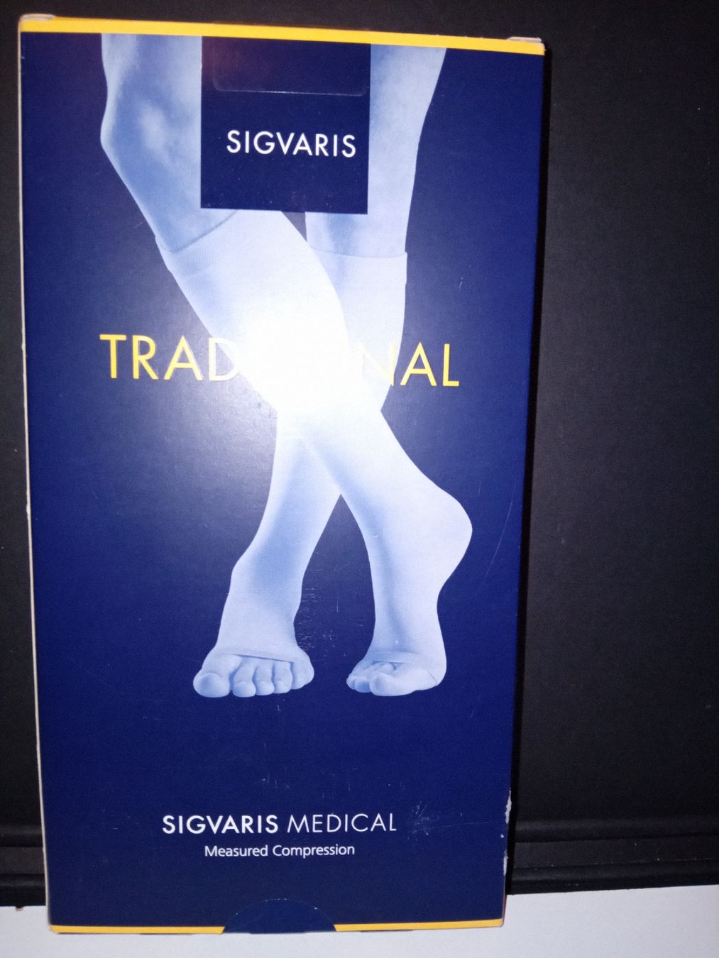 Sigvaris Calze: Calze compressive Sigvaris Traditional L beigeCCL2 NUOVE – Nuovo e nell'imballaggio originale da Biasca venduto da Old_6blh 2
