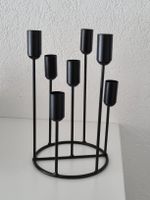 Kerzenständer schwarz für 7 Kerzen