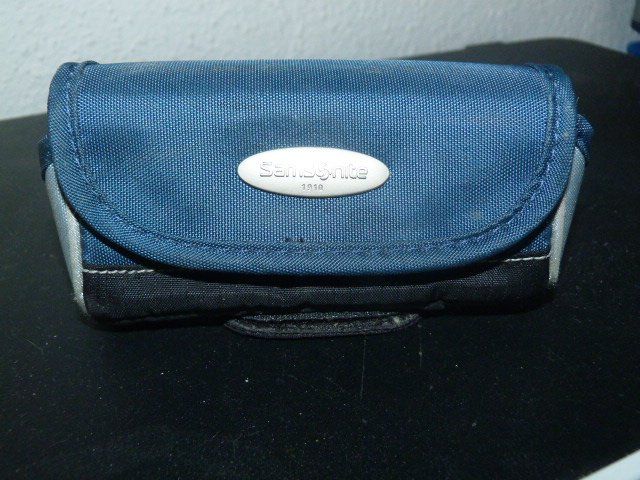 Samsonite Borse: SAMSONITE Handytasche, blau-grau %%% – Usato da Nunningen venduto da Rugeli69