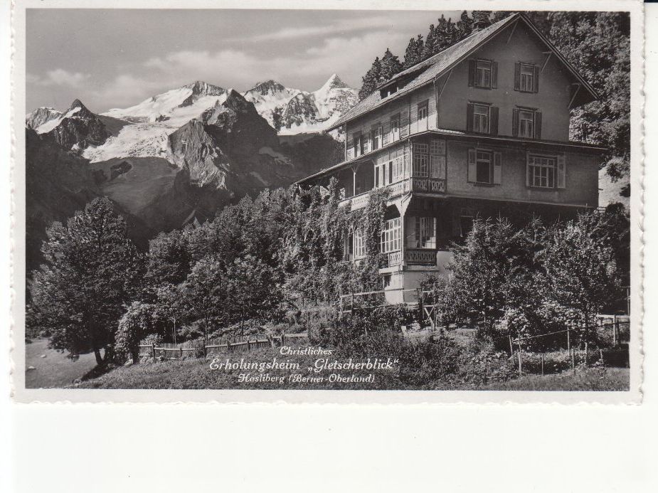 Cartoline postali: Hasliberg Gletscherblick 1940 – Usato da Bürglen TG venduto da StampGraf