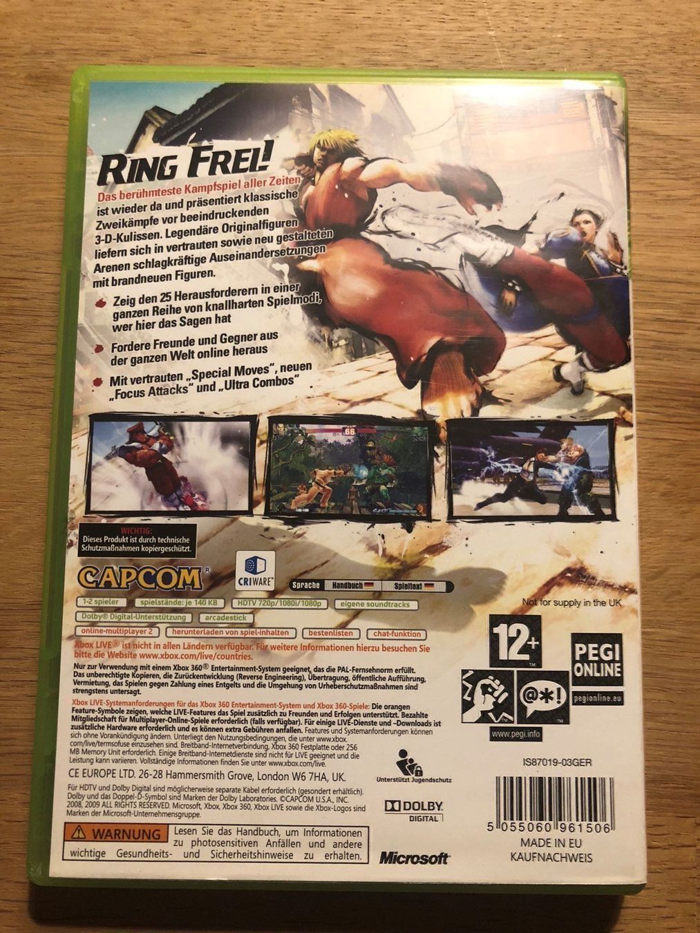 Microsoft Spiele: Street Fighter IV Collectors Edition – Gebraucht aus Kestenholz von Dickies09 6