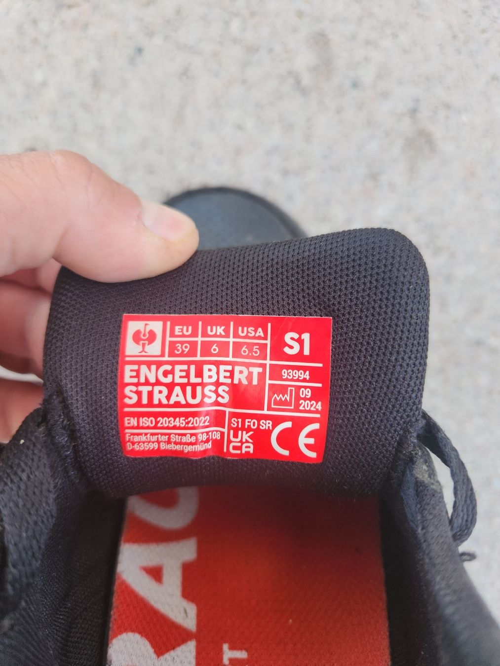 Engelbert Strauss Scarpe da uomo: Engelbert Strauss Sicherheitsschuh S1 – Nuovo (secondo la descrizione) da Guntershausen venduto da brianstark 3