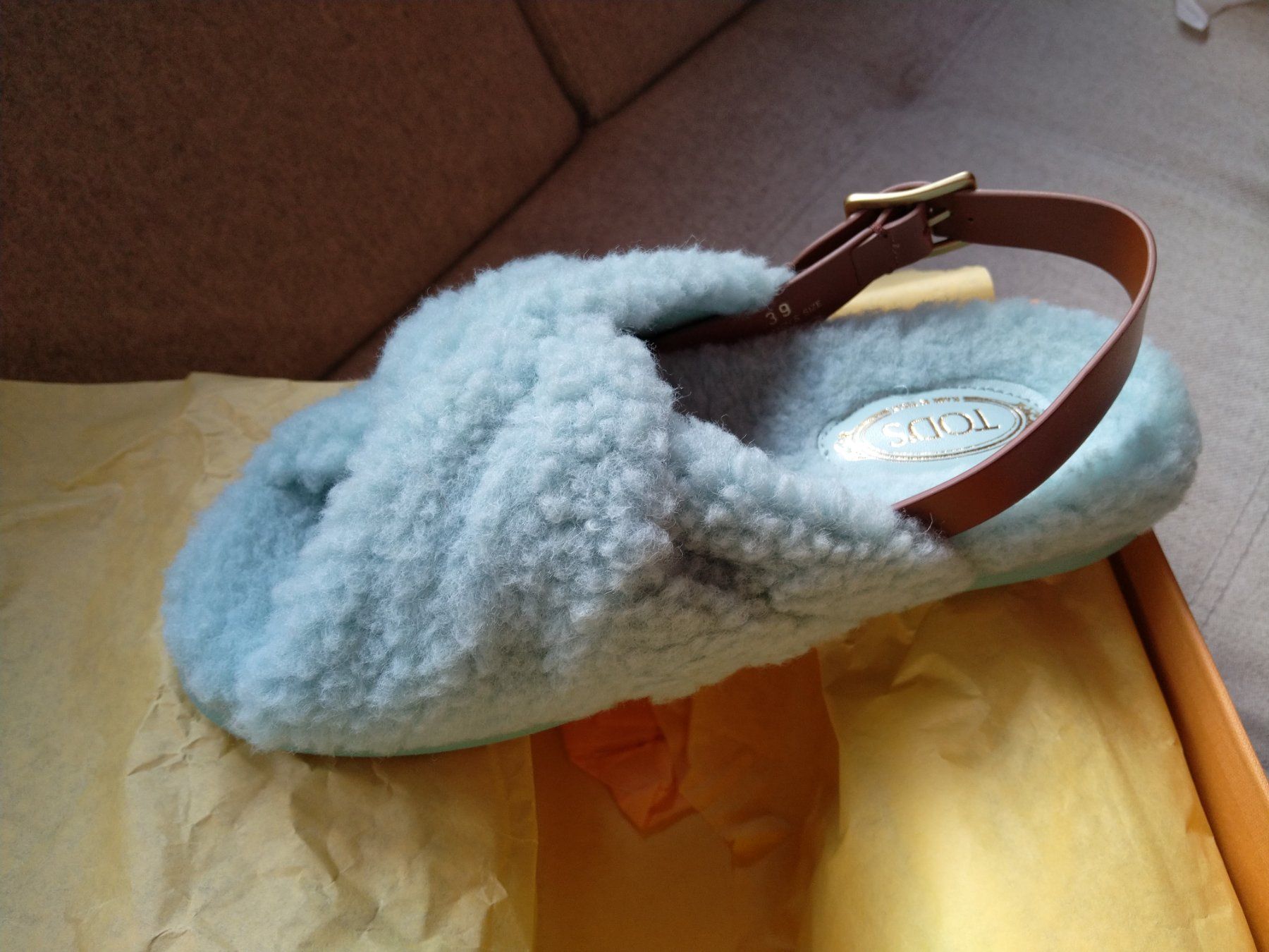 Tod'S Scarpe da donna: TOD'S Sandalen / Hausschuhe Gr. 39 – Nuovo (secondo la descrizione) da La Sage venduto da Blumenstrauss1