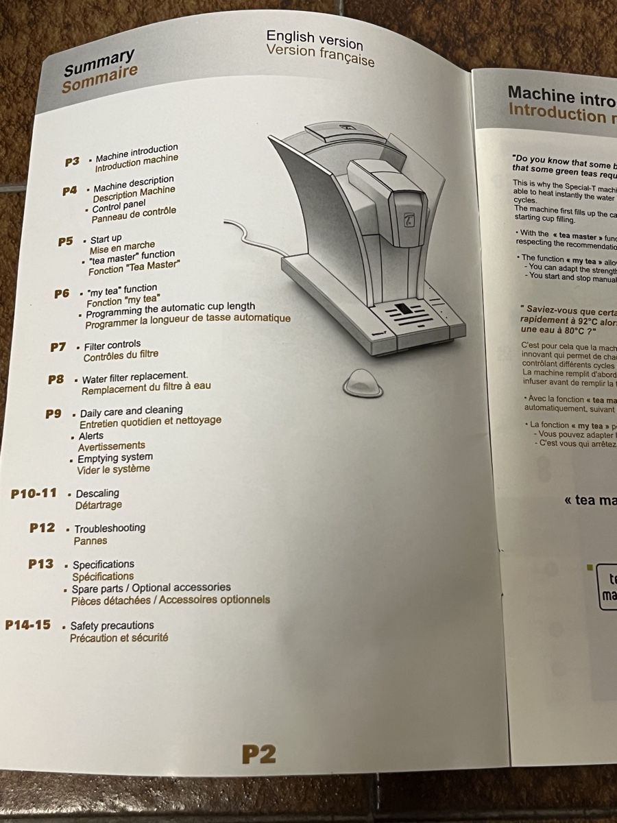 Nestlé Macchine per caffè & Macchine per espresso: Machine à thé Special.T Nestlé avec manuel état usagé – Usato da La Tour-de-Peilz venduto da Pansy02 5