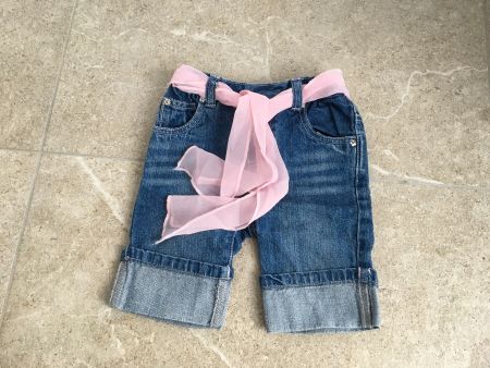 Baby Sommer Jeans Gr. 80