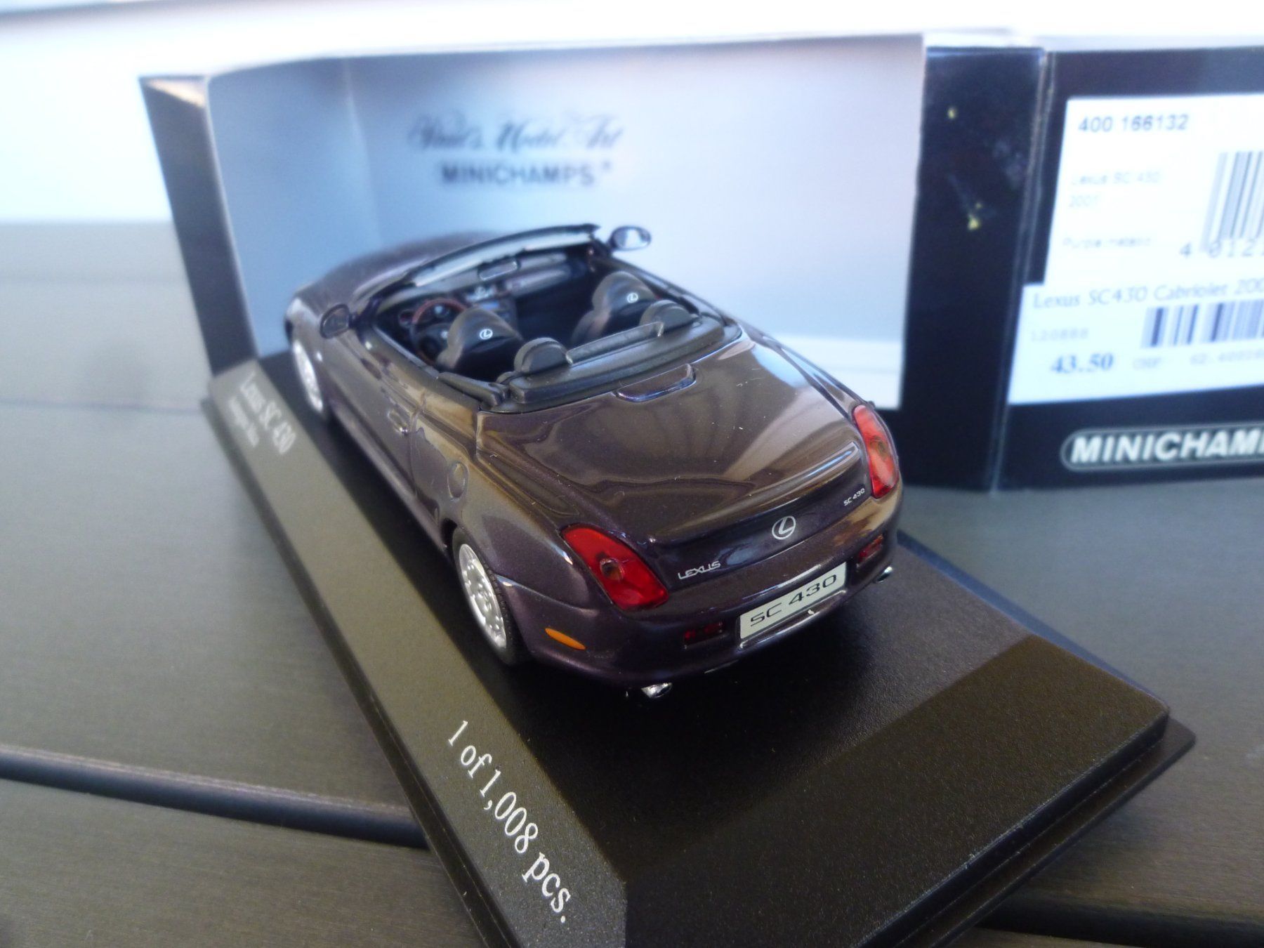 Lexus Modellini d'auto: Lexus SC 430 (2001) – Nuovo e nell'imballaggio originale da Flawil venduto da Imperiosud 3