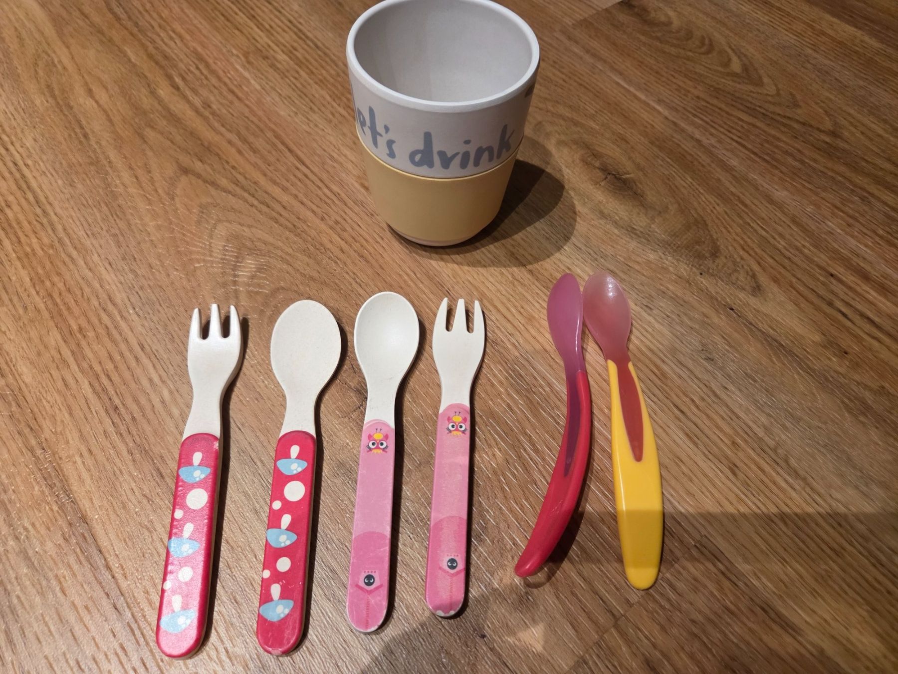 Set di posate: Kinderbesteck, Breilöffel, Becher – Usato da Heinrichswil venduto da frankie19860
