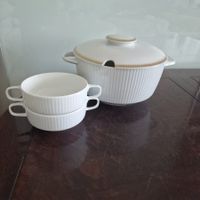 Suppenschüssel mit zwei Schüsseln, von Rosenthal