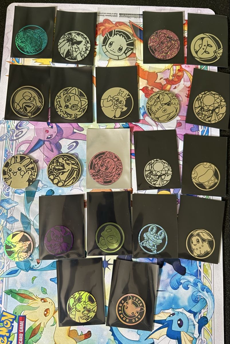 Pokémon Sammelbilder & Trading cards: Pokémon - 22x différent Coins – Neu (gemäss Beschreibung) aus Uvrier von sauma85