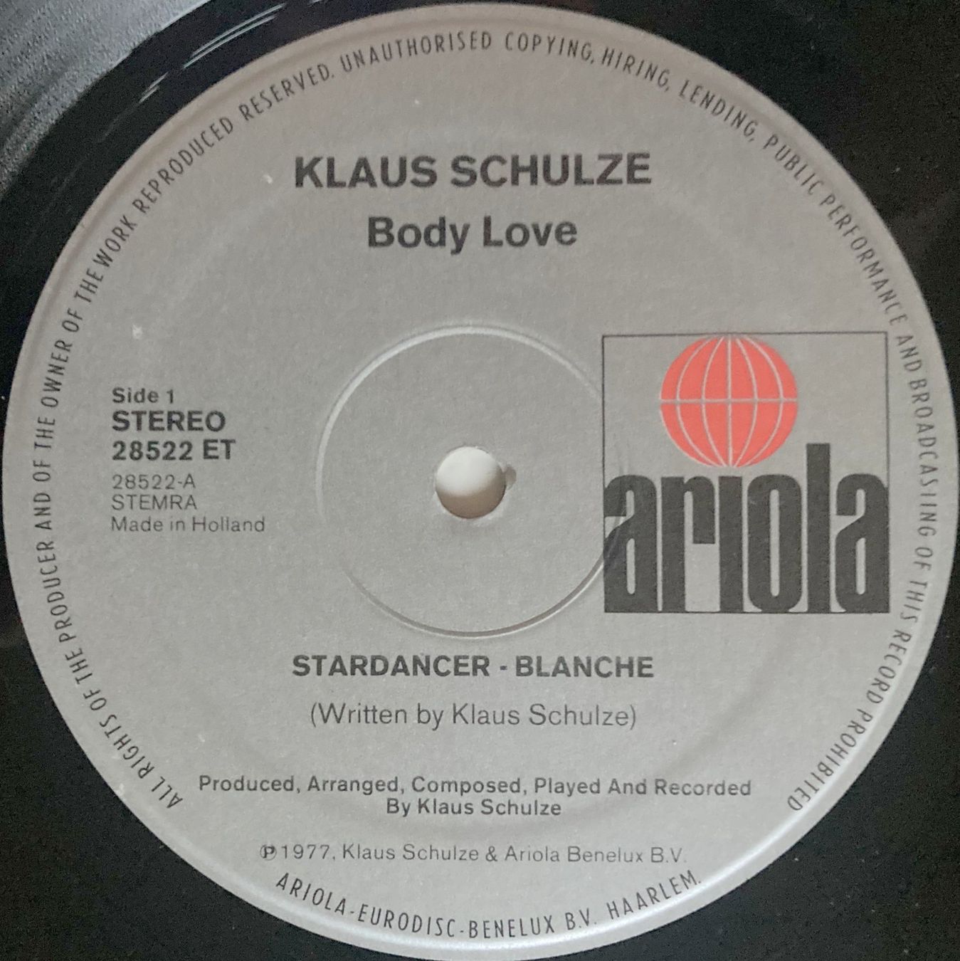 Dischi in vinile: KLAUS SCHULZE - BODY LOVE – Usato da Bottens venduto da hotter-than-hell 2