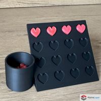 3D Printed Reward Token System Black & Red