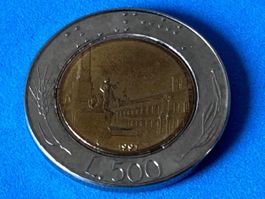 Italy - 500 Lire 1991