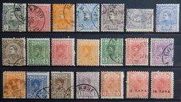 Serbien ex. Kat. 22-51 */gest. 1880/1900