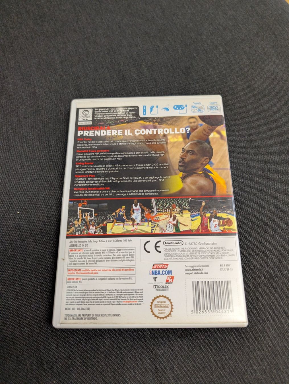 Giochi: NBA 2K10 Nintendo Wii – Usato da Giubiasco venduto da Ticinerd 1
