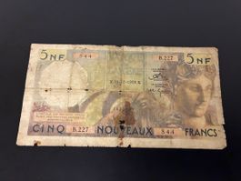 Algeria, 5 Nouveaux Francs, 1959-12-18 selten