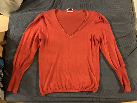 Wunderschöner Damen Pulli Cashmere. Mango Grösse M in Rot