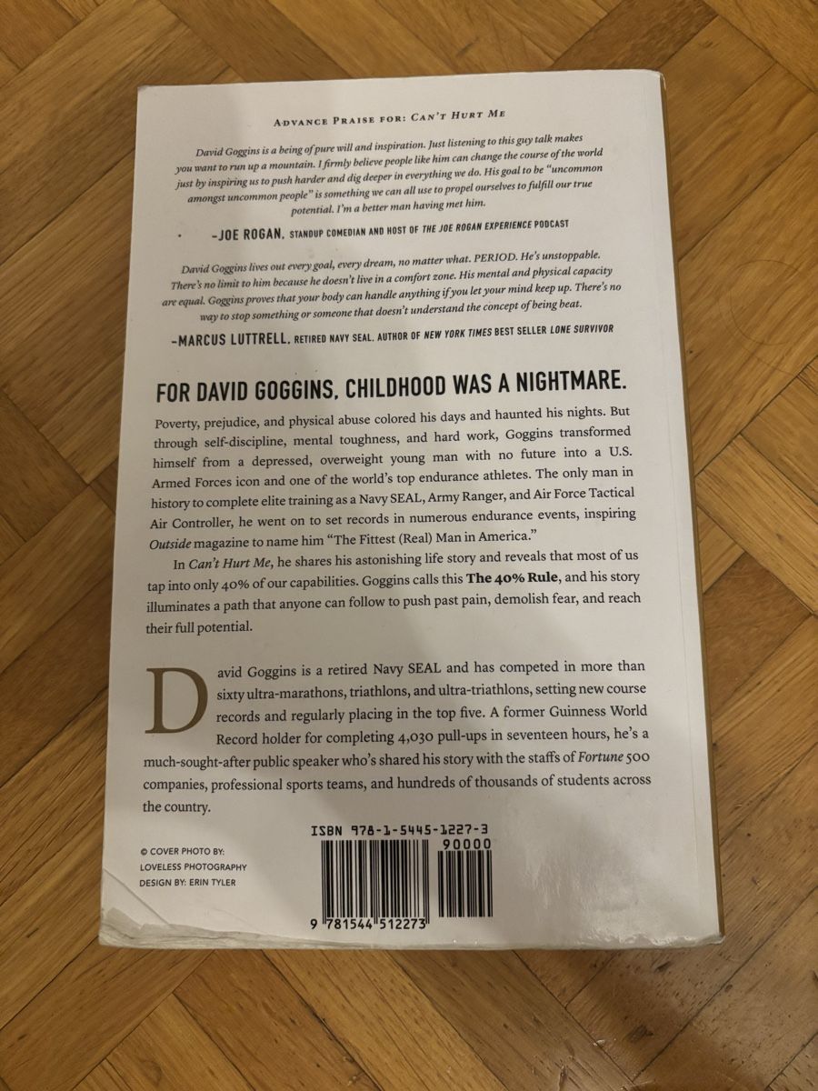 Libri: Livre "Can't Hurt Me" - David Goggins – Usato da Remaufens venduto da nor_sly5 1