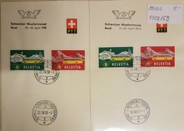 ZB94) 2 PTT Böglein mit Sonderstempel