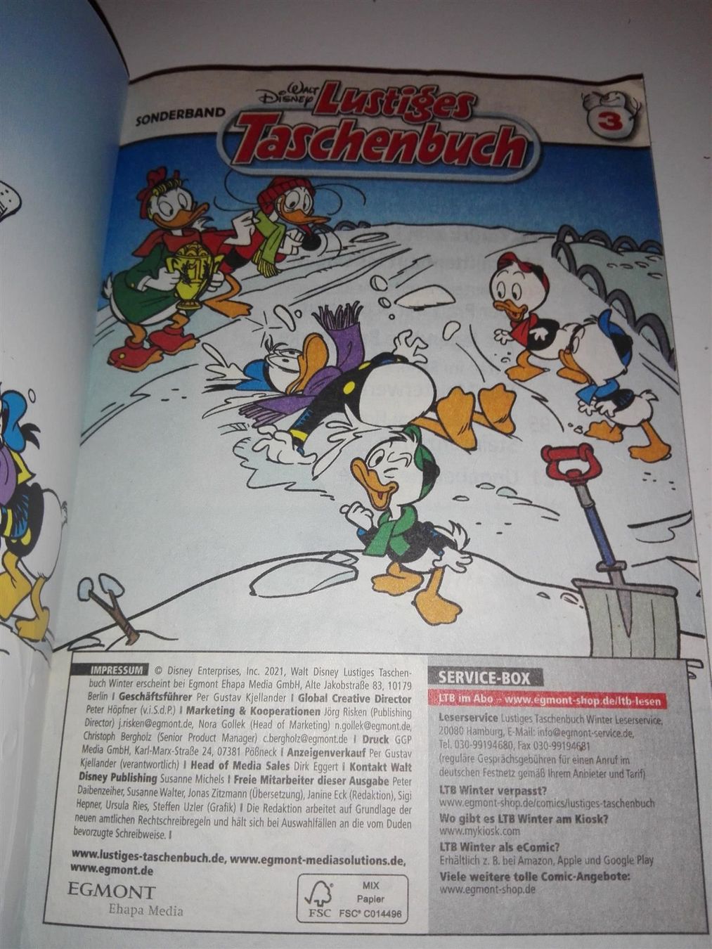 Fumetti: LTB Sonderband (3) - Winter – Usato da St.Galllen venduto da elkaphone 1