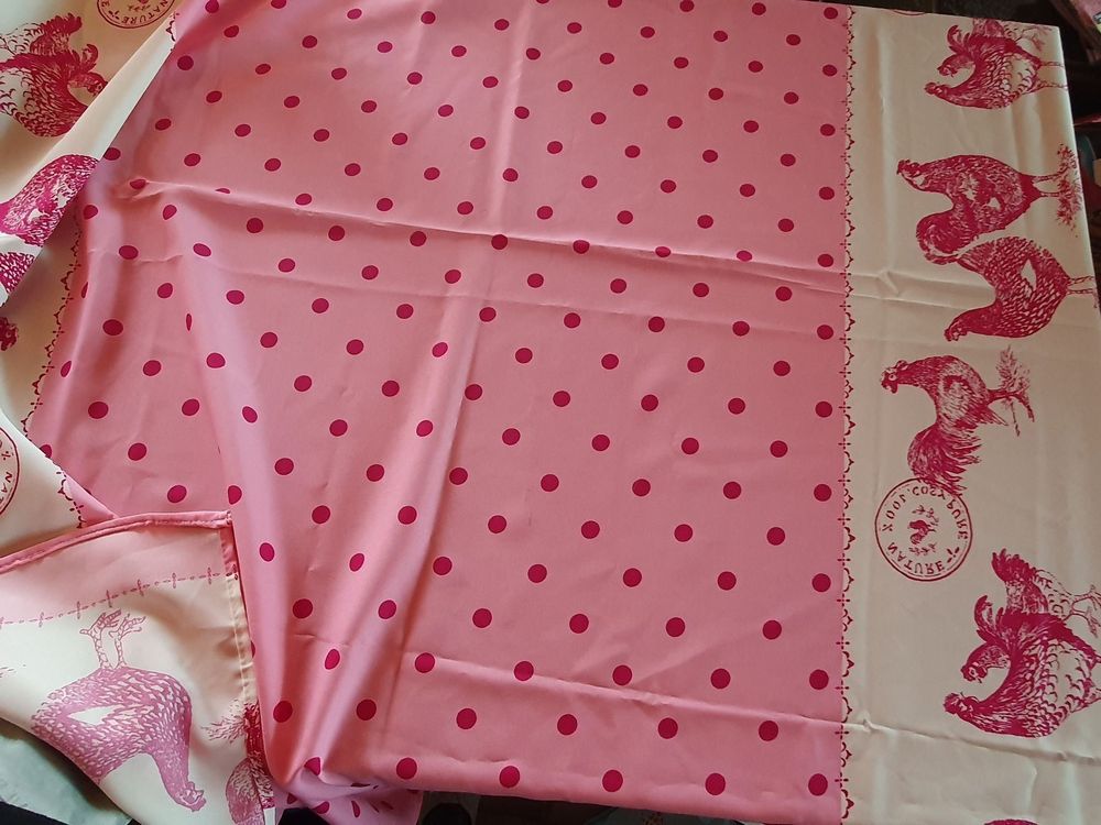 Wachstuch Tischdecke 84B Rot Kariert Karo Vichy Eckig Rund Oval