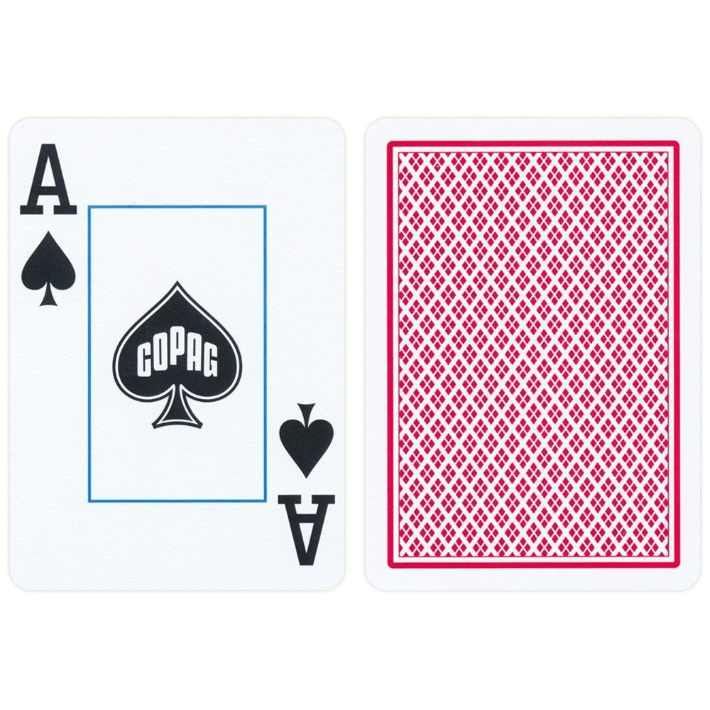Giochi: COPAG 100% Plastik Poker Jumbo – Nuovo e nell'imballaggio originale da Oensingen venduto da Liquidations-Shop