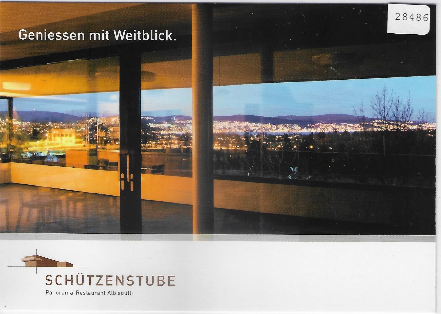 Ansichtskarten: Schützenstube Panorama-Restaurant – Gebraucht aus Ettingen von Kartenplanet