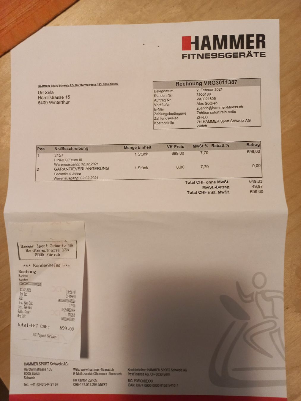 Finnlo Hometrainer: Home Trainer Finnlo – Gebraucht aus Winterthur von Us500 1