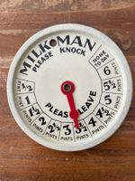 Milchmann / Milkman Schild antik