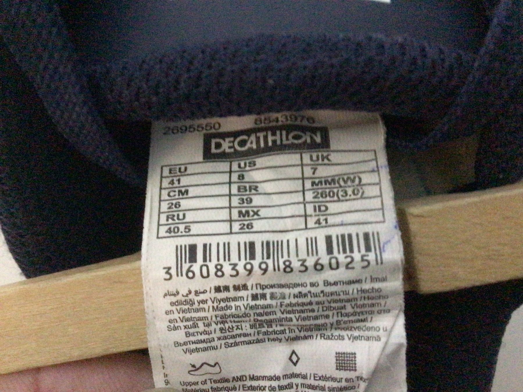 Scarpe da uomo: Decathlon Herren Hallenturnschuhe - Grösse 41 – Usato da Theilingen venduto da Cykelnyckel 1