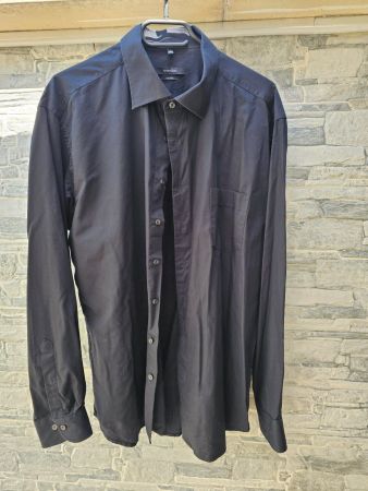 Herrenhemd Sevensigns XL / 43-44 schwarz