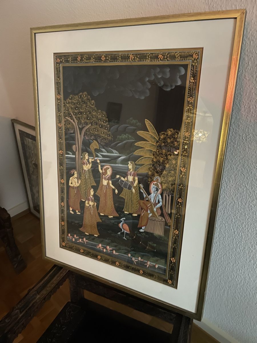 Foto & Immagini: Indische Seidenmalerei – Usato da Basel venduto da Exceptnotes 1