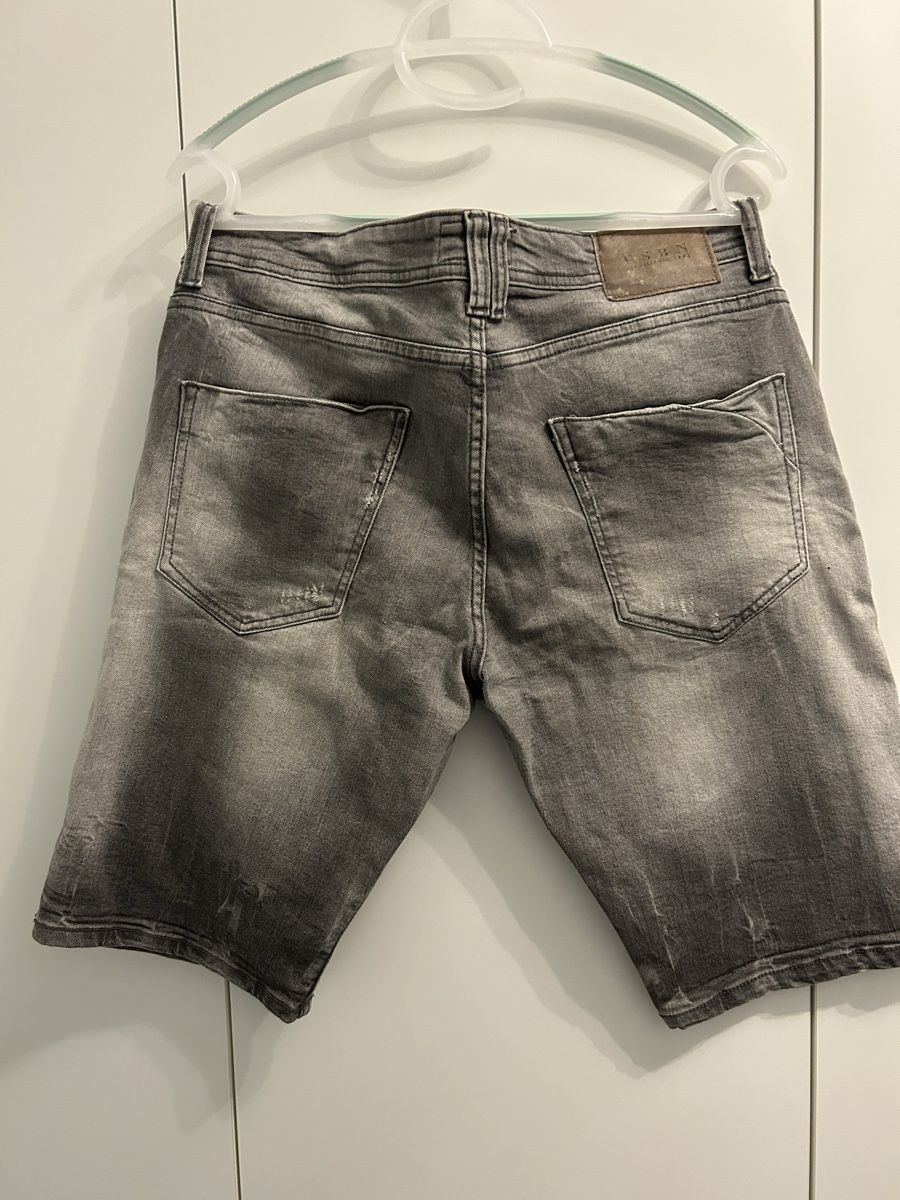 Jeans: Coole kurze  Herren Jeans Shorts, Grau,, Gr. L – Usato da Zürich venduto da robbii13 1
