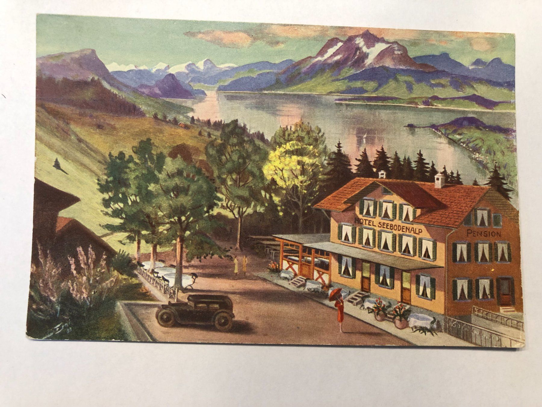 Ansichtskarten: Hotel Rigi-Seebodenalp Pension – Gebraucht aus Pfäffikon ZH von Waltoversand