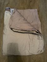 Bettdecke Bezug beige 160x210 cm