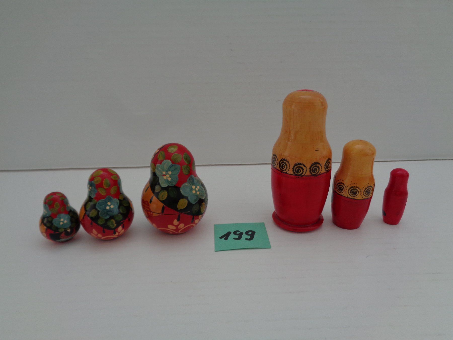 Figuren: Matroschka-Babuschka 2x 3-teilig – Gebraucht aus Chur von omonia 1