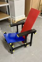 Designklassiker Stuhl im Stil von Gerrit Rietveld