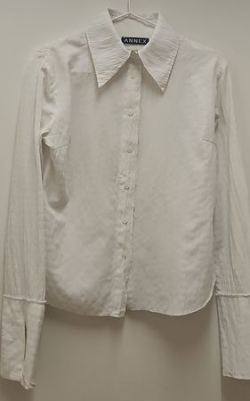 Vintage Bluse weiße lange Hülle