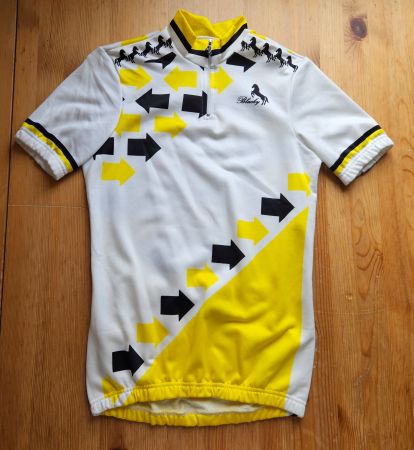 Radtrikot Blacky vintage Grösse S Velo Fahrrad Trikot