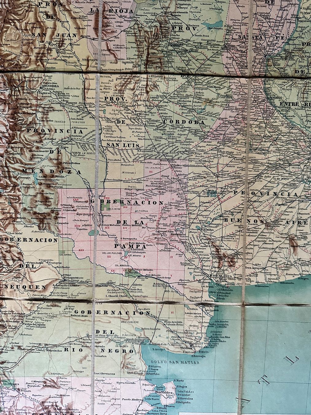 Landkarten & Atlanten: Ulrich Greiner: Mapa de la Republica Argentina 1908 – Gebraucht aus Zürich von allp 6