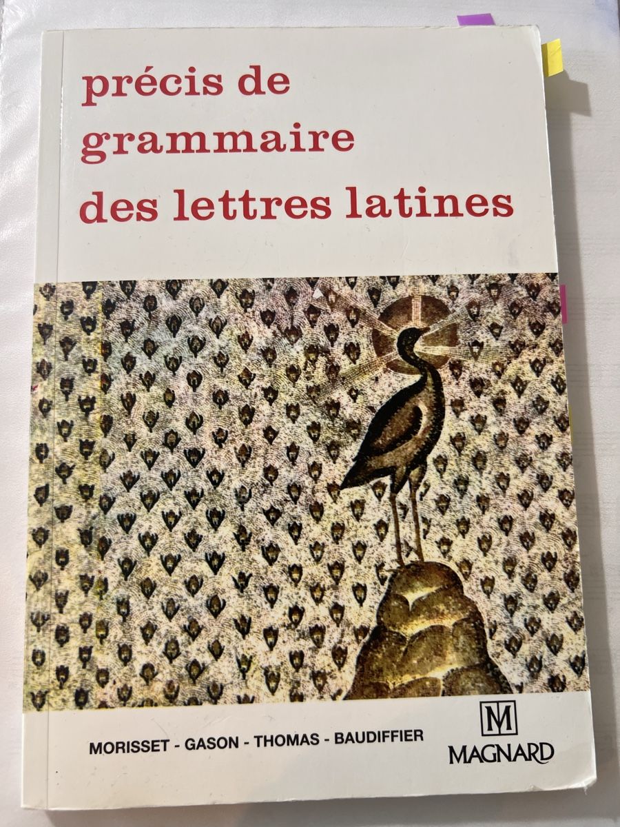 Libri: Précis de grammaire des lettres latines – Nuovo (secondo la descrizione) da Les Avanchets venduto da mar_xw5b