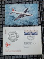 Flugpost Swissair / Linien Eröffnung Zürich Genf San Paulo 