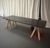 Massive Holztische für Künstler/Handwerker