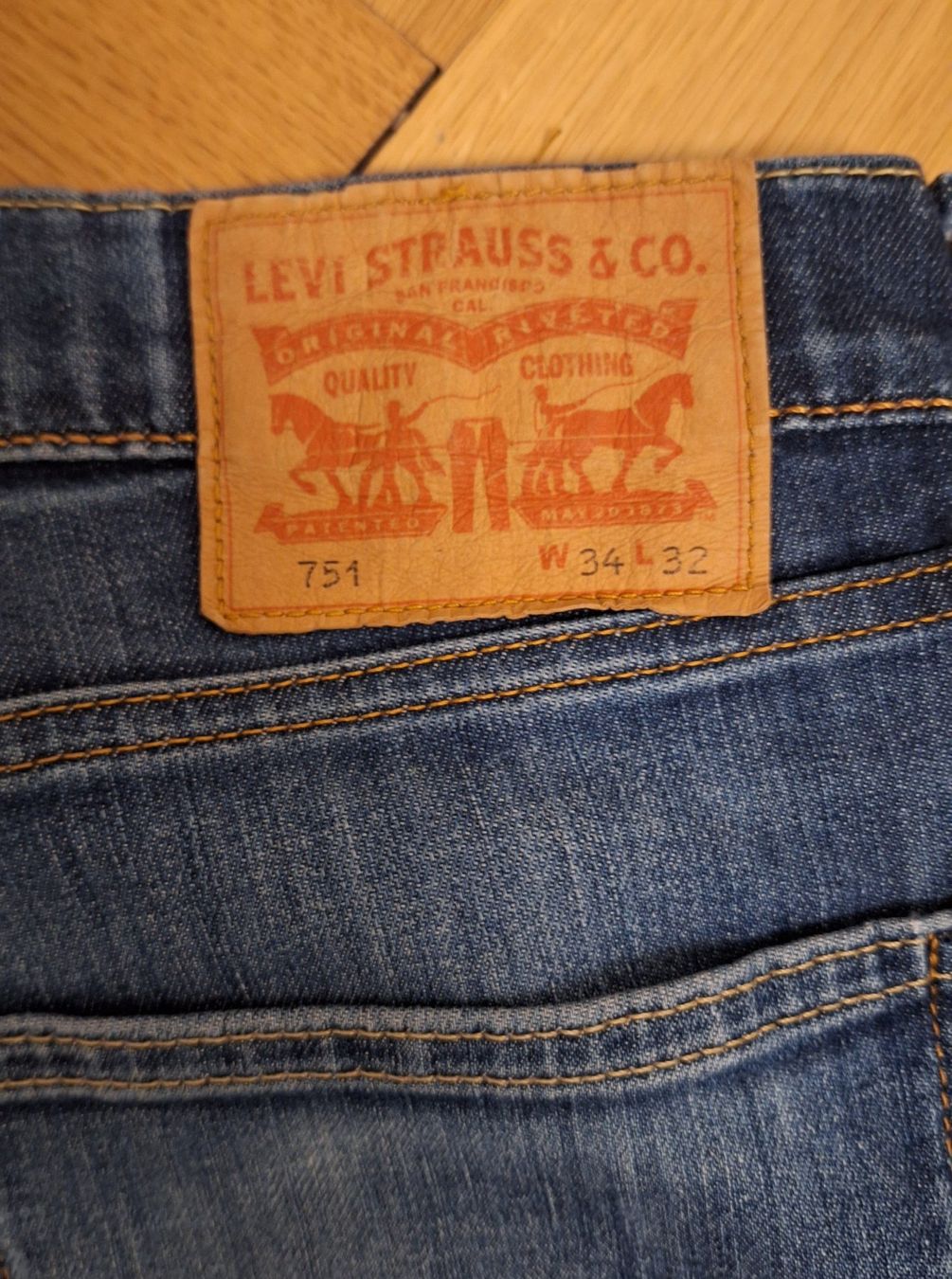 Levi's Jeans: Vintage Levis Jeans 751, W34 L32 – Gebraucht aus Bern von Kustom 5