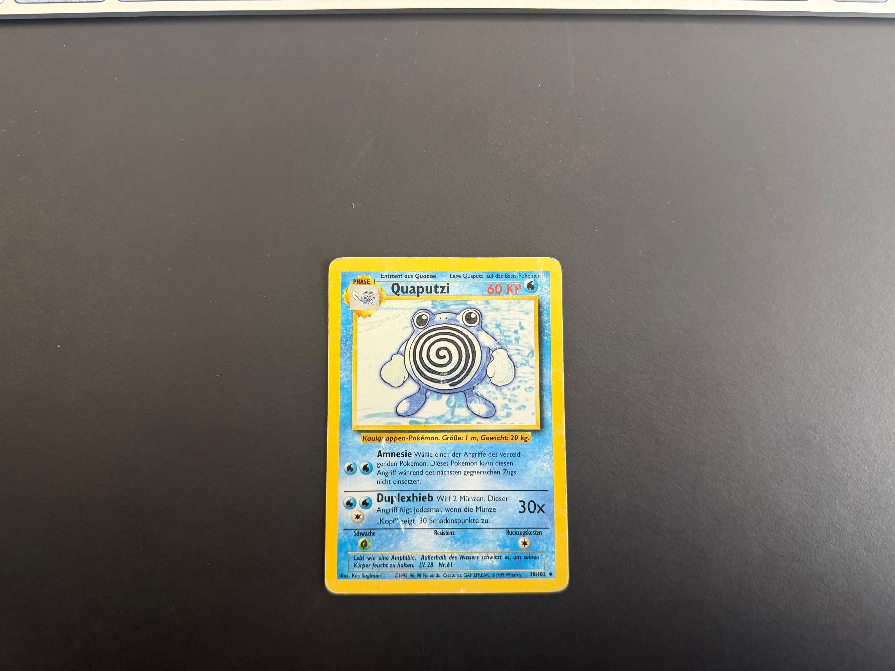Pokémon Carte collezionabili: Quaputzi 38/102 – Usato da Zürich venduto da mountainwizard00