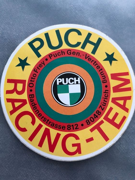 Puch Racing-Team / Töffli Mofa Sticker (Gebraucht) in Winterthur für ...