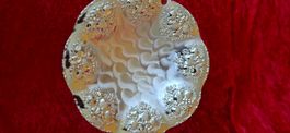 Edle versilberte Schale, Vintage Look, Top Zustand!